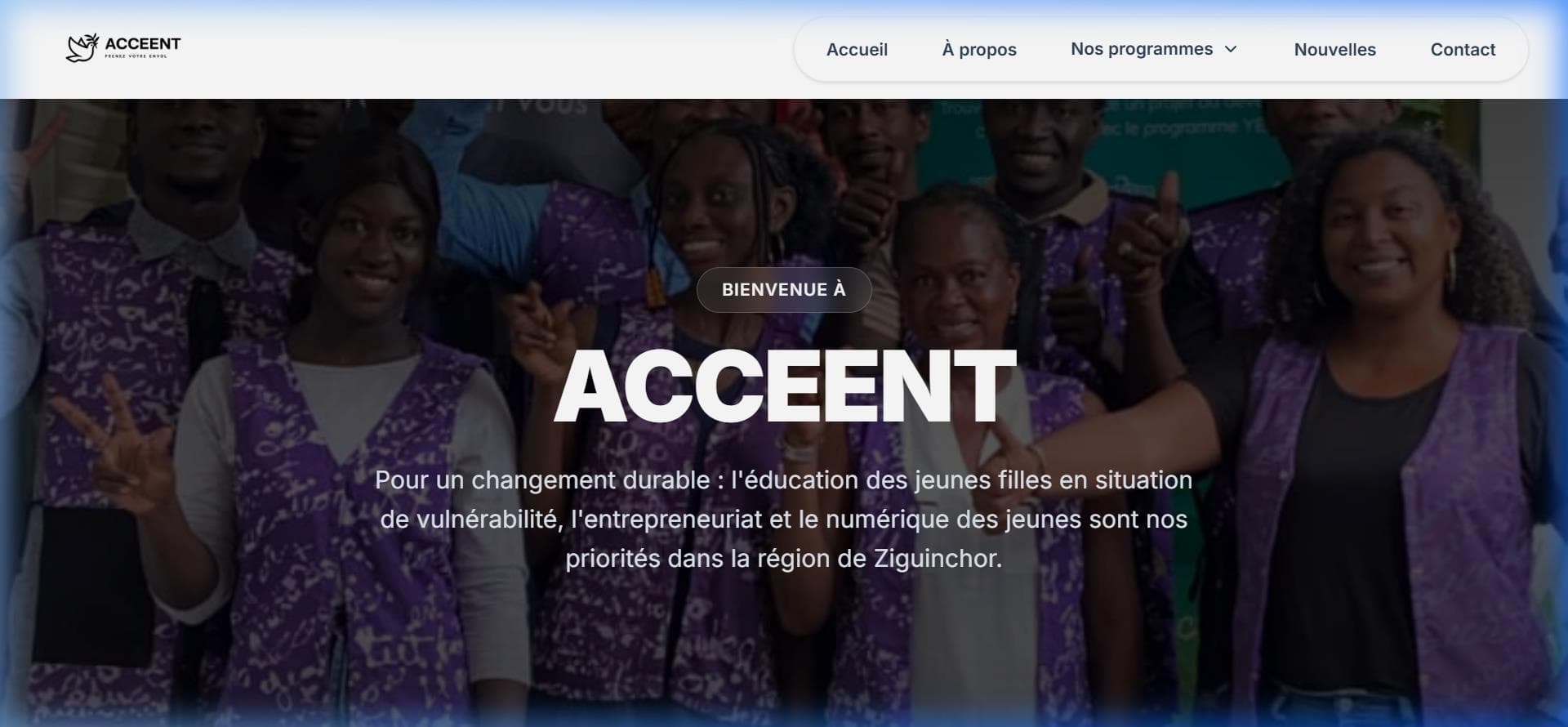 Aperçu du projet ACCEENT Ziguinchor