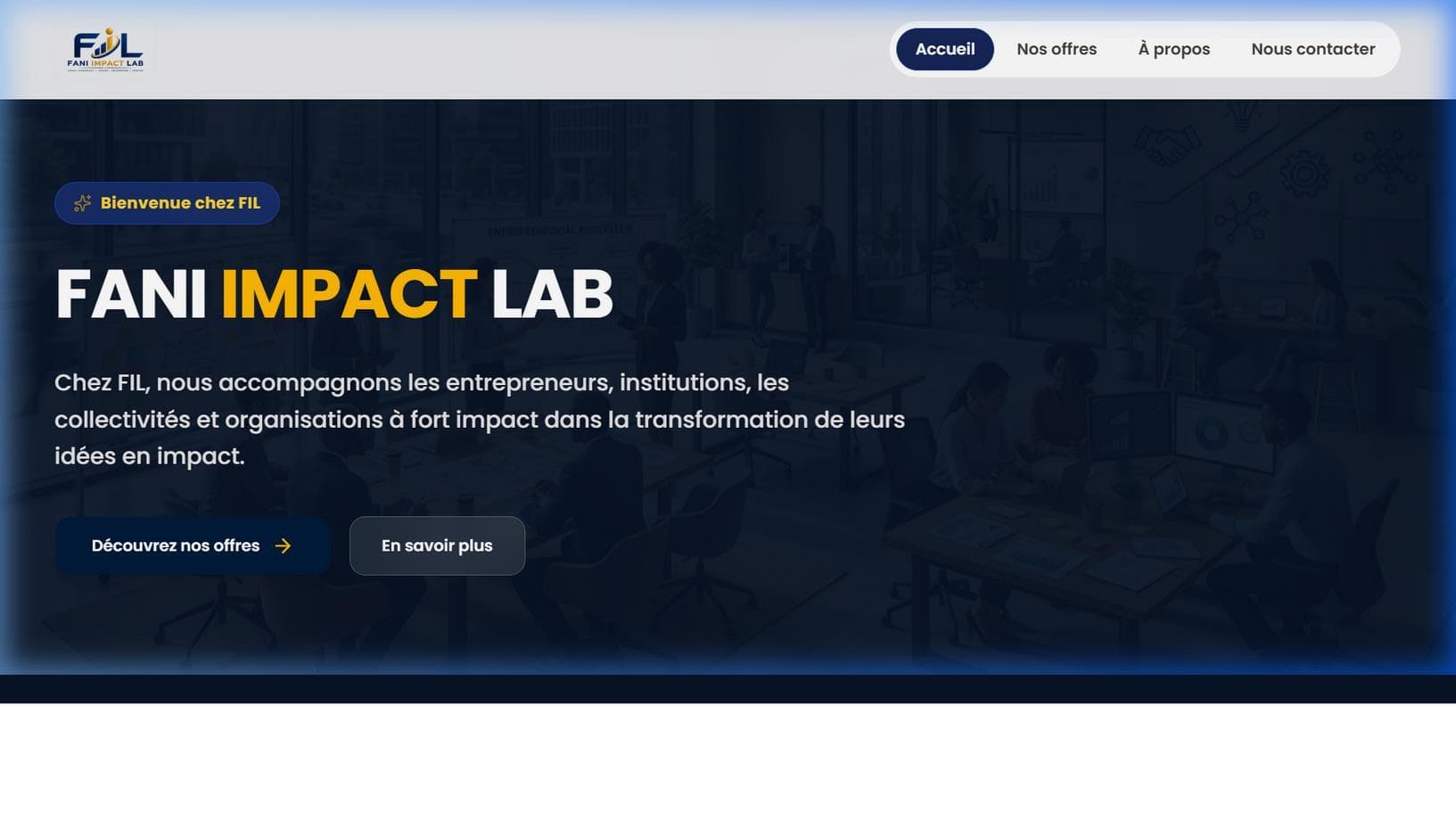 Aperçu du projet Fani Impact Lab